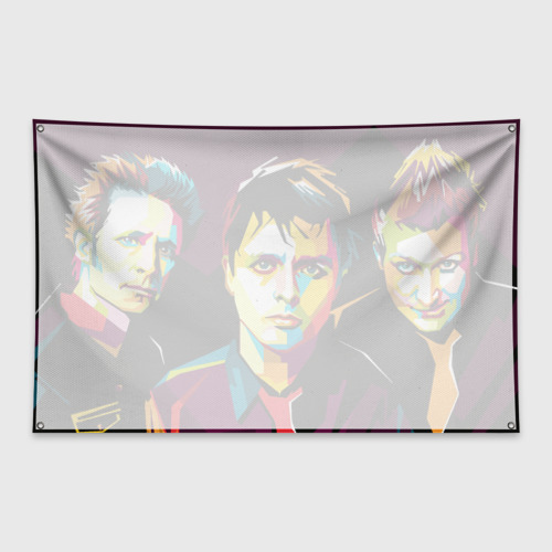 Флаг-баннер Green day portrait - фото 2