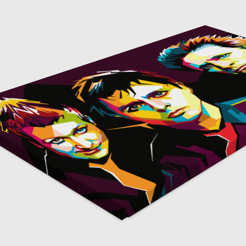 Холст прямоугольный Green day portrait, цвет 3D печать - фото 4