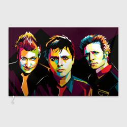 Флаг 3D Green day portrait