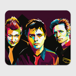 Прямоугольный коврик для мышки Green day portrait