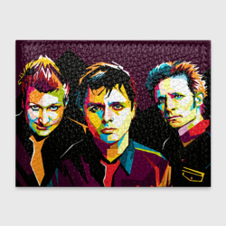 Обложка для студенческого билета Green day portrait