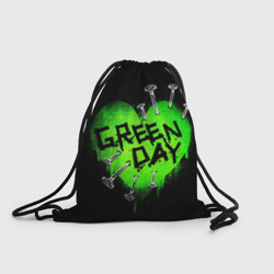 Рюкзак-мешок 3D Green day heart nails