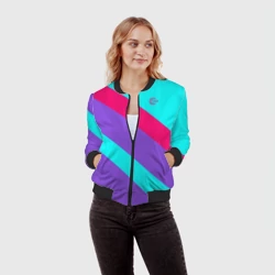 Женский бомбер 3D Аля восьмидесятые firm - фото 2