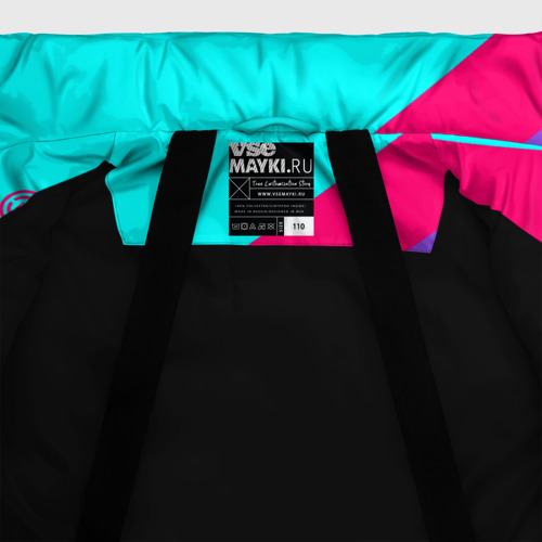 Зимняя куртка для девочек 3D Аля восьмидесятые firm, цвет черный - фото 7