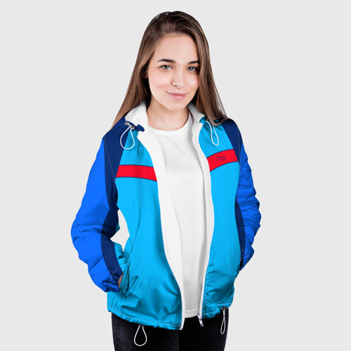 Женская куртка 3D Спортик из 90х firm, цвет белый - фото 4
