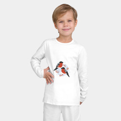 Детская пижама с лонгсливом хлопок Два снегиря - фото 2