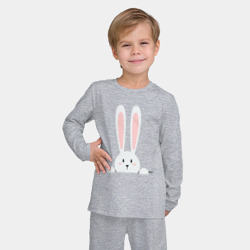 Детская пижама с лонгсливом хлопок Скандинавский заяц - фото 2