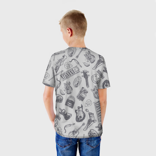 Детская футболка 3D Nirvana crash , цвет 3D печать - фото 4