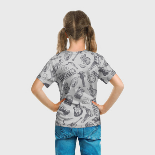 Детская футболка 3D Nirvana crash , цвет 3D печать - фото 6