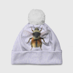 Шапка 3D c помпоном Bombus glacialis - тип 2