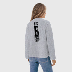 Женский лонгслив oversize хлопок Big B - make it look easy - фото 2