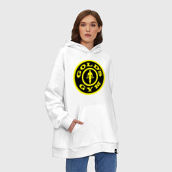 Худи SuperOversize хлопок Golds gym - фото 2