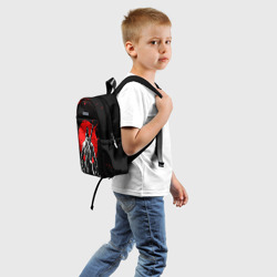 Детский рюкзак 3D Самурай - красное солнце - фото 2