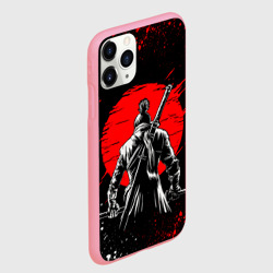 Чехол для iPhone 11 Pro Max матовый Самурай - красное солнце - фото 2