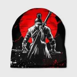 Шапка 3D Самурай - красное солнце