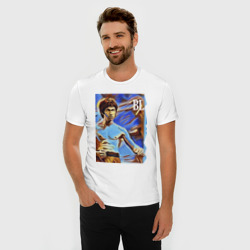 Мужская футболка хлопок Slim Брюс Ли - celebrity - джиткундо - фото 2