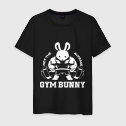 Мужская футболка хлопок Gym bunny powerlifting