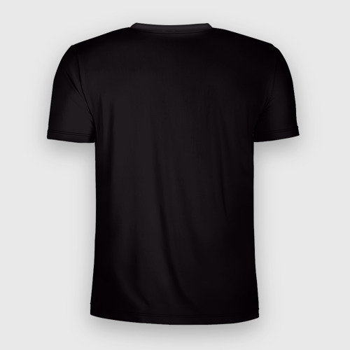 Мужская футболка 3D Slim с принтом X Static - Wayne Static skull, вид сзади #1