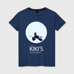 Женская футболка хлопок Ghibli - Kiki`s delivery service