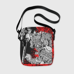 Сумка через плечо 3D Самурай и драконы