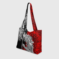 Пляжная сумка 3D Самурай и драконы - фото 2