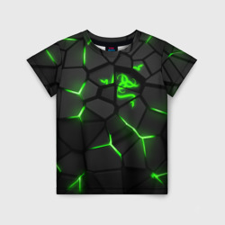 Razer green neon – Детская футболка 3D с принтом купить со скидкой в -33%