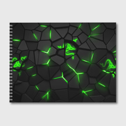 Альбом для рисования Razer green neon