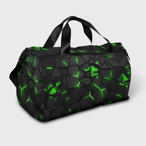 Сумка спортивная 3D Razer green neon