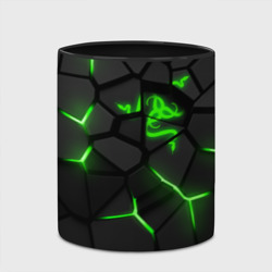 Кружка с полной запечаткой Razer green neon - фото 2