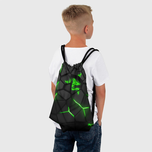 Рюкзак-мешок 3D Razer green neon - фото 4