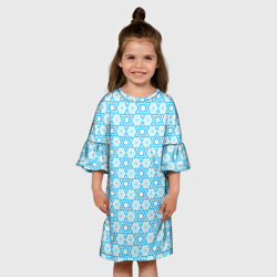 Детское платье 3D Израильский узор для Хануки - фото 2