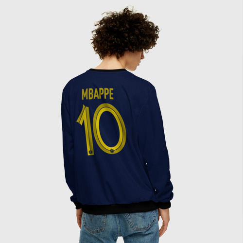 Мужской свитшот 3D Мбаппе ЧМ 2022 сборная Франции, цвет черный - фото 4