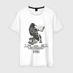 Мужская футболка хлопок Wednesday Nevermore academy