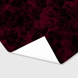 Бумага для упаковки 3D Черный и бордовый мраморный узор - фото 2