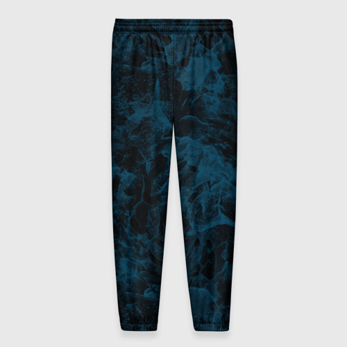 Мужские брюки 3D Синий и черный мраморный узор, цвет 3D печать - фото 2