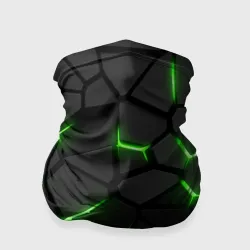 Бандана-труба 3D Green neon steel