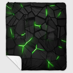 Плед с рукавами Green neon steel