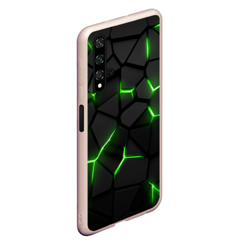 Чехол для Honor 20 Green neon steel, цвет светло-розовый - фото 3