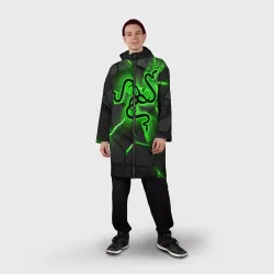Дождевик унисекс 3D Razer neon logo - фото 2