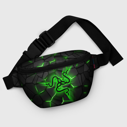 Поясная сумка 3D Razer neon logo - фото 6