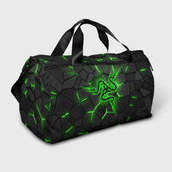 Сумка спортивная 3D Razer neon logo