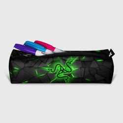 Пенал школьный 3D Razer neon logo - фото 2