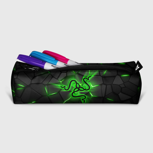 Пенал школьный 3D Razer neon logo - фото 3