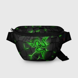 Поясная сумка 3D Razer neon logo
