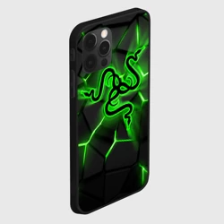 Чехол для iPhone 12 Pro Razer neon logo - фото 2