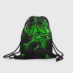 Рюкзак-мешок 3D Razer neon logo