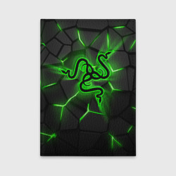 Обложка для автодокументов Razer neon logo