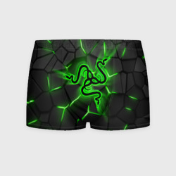 Мужские трусы 3D Razer neon logo