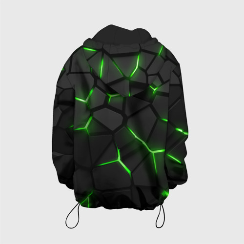 Детская куртка 3D Razer neon logo, цвет черный - фото 2