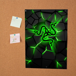 Постер Razer neon logo - фото 2